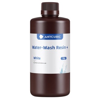 Anycubic Water-Wash Resin+ - White 1kg, Απόχρωση: White, Μπουκάλι: 1000