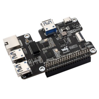 Waveshare PCIe to Gigabit ETH & USB 3.2 HAT+