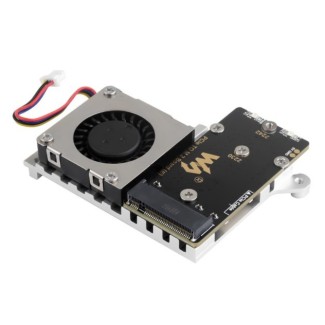 Waveshare PCIe to M.2 Adapter Board (E) - With Cooling Fan