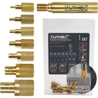 Ruthex Soldering Tips for Threaded Inserts