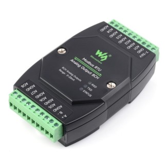 Industrial 8-Ch 12-bit DAC – ModBus RTU Analog Output Current 0-20mA
