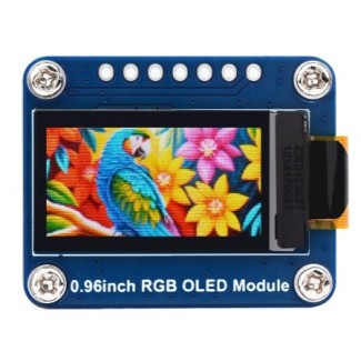Waveshare OLED Display 0.96" 128×64 - Colorful