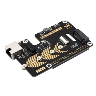 Waveshare PCIe to M.2 Adapter & Gigabit Ethernet HAT+