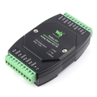 Industrial 8-Ch 12-bit DAC – ModBus RTU Analog Output (B) Voltage 0-10V
