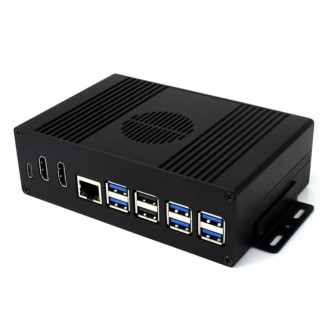 All-in-one Mini-Computer Kit for Pi 5 - PCIe to 4-Ch USB 3.2 Gen1 (BOX-B)