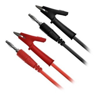 Banana to Alligator – Red/Black 1m – Geti GT-L06