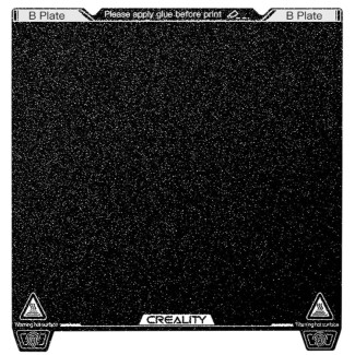 Creality Build Plate 315×310 - Textured PEI - K1 Max / V3 Plus