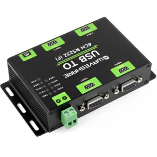 Industrial USB to 4-Ch RS232 Converter – Female Port