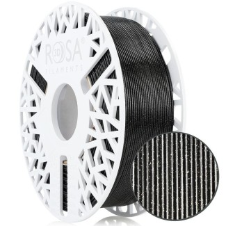 Rosa3D PETG Galaxy HS 1.75mm 1kg - Black, Color: Black