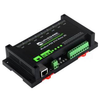 Industrial Modbus RTU/TCP 8-Ch Relay Module (B) – Ethernet & Digital Input