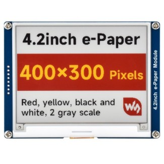 e-Paper Display 4.2" 400×300 (Red-Yellow-Black-White)