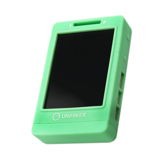 Silicone Case for UNIHIKER M10 - Green, Color: Green