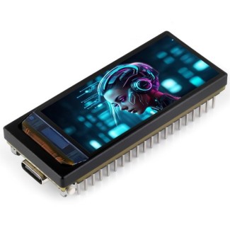 Waveshare ESP32-S3 AMOLED with IMU – 1.91" 240×536, Οθόνη Aφής: Without, Header: With Pre-soldered Headers