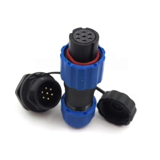Waterproof Connector IP68 13mm 7-Pin – Set