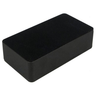 Κουτί Κατασκευών 112x61x31mm - Μεταλλικό Μαύρο IP54 (1590BBK)