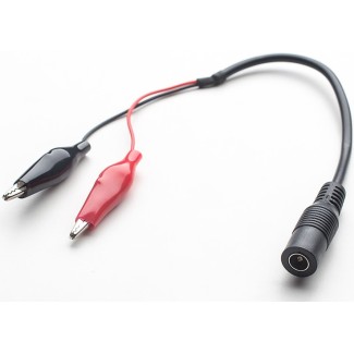 Jack to Alligator Cable - Jack 5.5x2.1mm