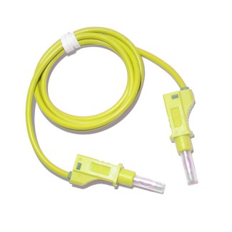 Banana to Banana Cable - Yellow 1m