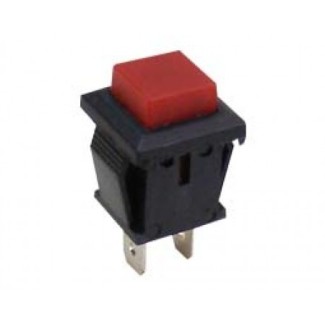 Push Button Τετράγωνο 11x13 Κόκκινο