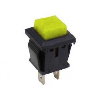 Push Button Τετράγωνο 11x13 Κίτρινο