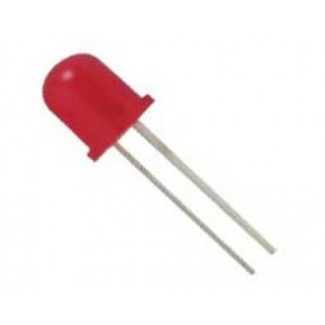 LED Diffused 10mm Κόκκινο