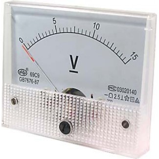 Βολτόμετρο DC 60x60 0-15V - 01.034.0022
