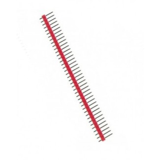 Pin Header 1x40 Male 2.54 mm Red