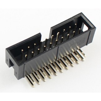 IDC Connector 2x10 Pin Male Angle