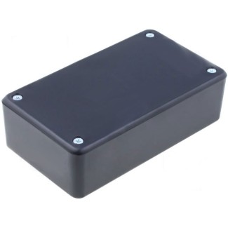 Κουτί Κατασκευών 124x71x38mm Μαύρο