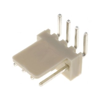 Molex Connector Male 4-Pin 2.54mm (Angled)