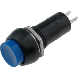 Push Button Monostable Blue