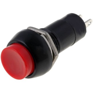 Push Button Monostable Red