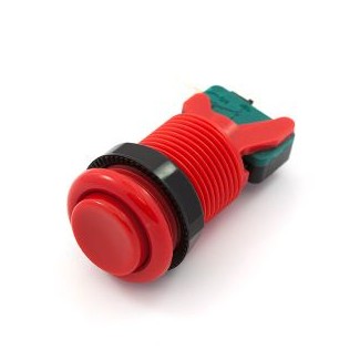 Concave Button - Red