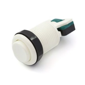 Concave Button - White