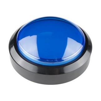 Big Dome Push Button - Blue