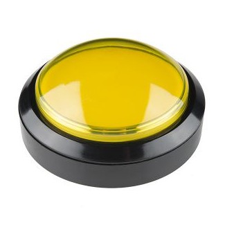 Big Dome Push Button - Yellow