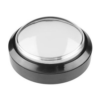 Big Dome Push Button - White