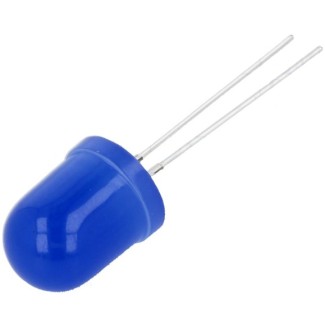 LED Diffused 10mm Μπλέ
