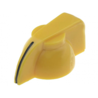 Yellow Chicken Head Knob - 14x20mm