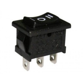 Rocker Switch ON-OFF-ON Black