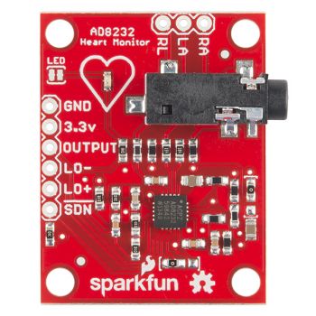 SparkFun Πλακέτα Παρακολούθησης Καρδιακών Παλμών - AD8232