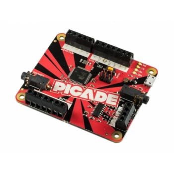 Picade PCB - 3W Amplifier & Arcade Board (ATmega32U4)