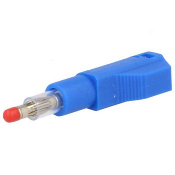Banana Plug 4mm for cable 56mm - Blue