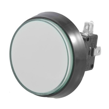 Arcade Flat Push Button 60mm - White