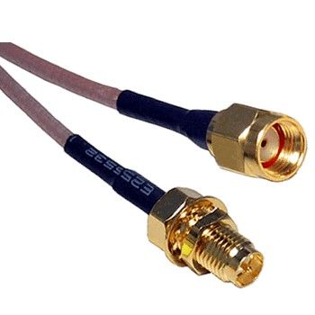 Interface Cable - RPSMA Female to RPSMA Male (20cm)