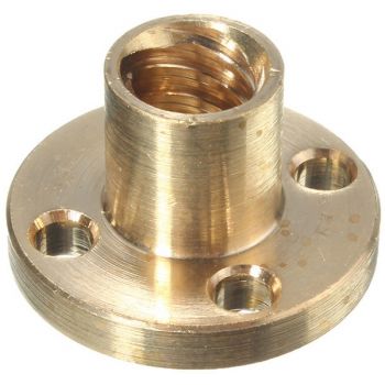 Nut for Lead Screw T10 Lead 8mm (Brass)