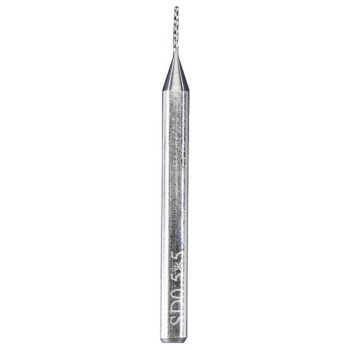 Carbide Square End Mill - 1/8" Shaft - 0.5mm Diameter