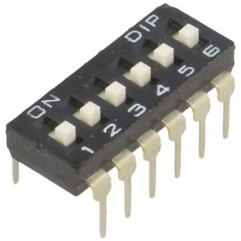 DIP Switch - 6 Position (Low Profile)