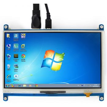 Pi Display 7" HDMI 1024x600 Resistive Touchscreen