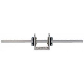 shown attached to aluminum beam, screw plates and aluminum channel