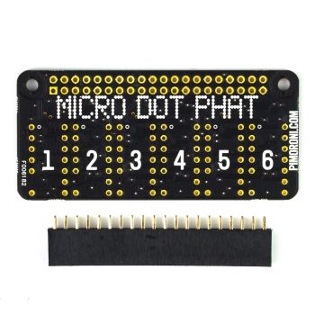 Pimoroni Micro Dot pHAT Full kit - Green
